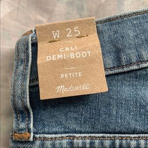 NWT madewell Cali Demi boot with fringe. Size 25p